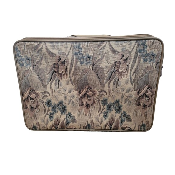 Vintage Diane Von Furstenburg Tapestry Carry-On Luggage Overnight Suitcase EUC - Picture 2 of 16